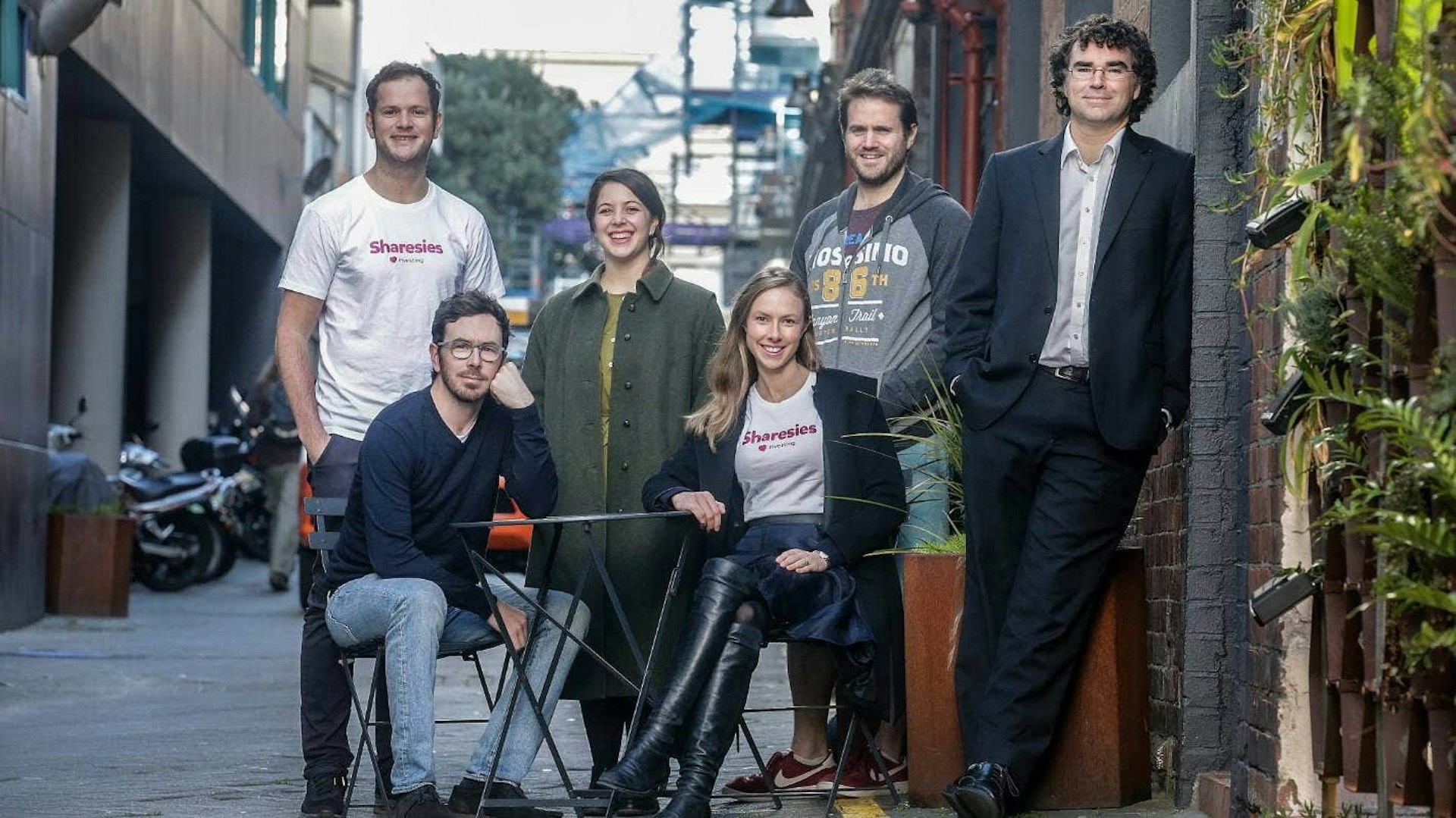 Our original co0founders, pictured in the Wellington CBD.